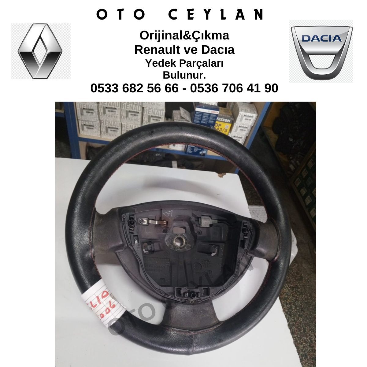 Clio Direksiyon Simidi Orijinal Çıkma