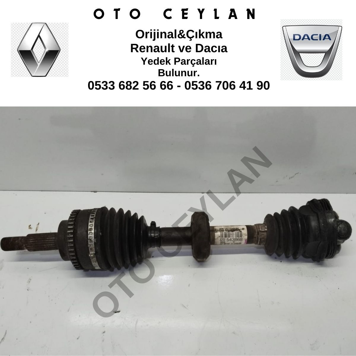 8200543868 Clio 2 Thalia Sol Ön Aks Orijinal Çıkma