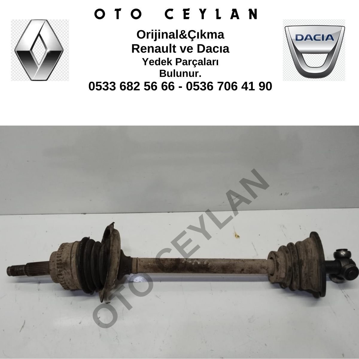 7701352774 Kangoo Sol Ön Aks Orijinal Çıkma