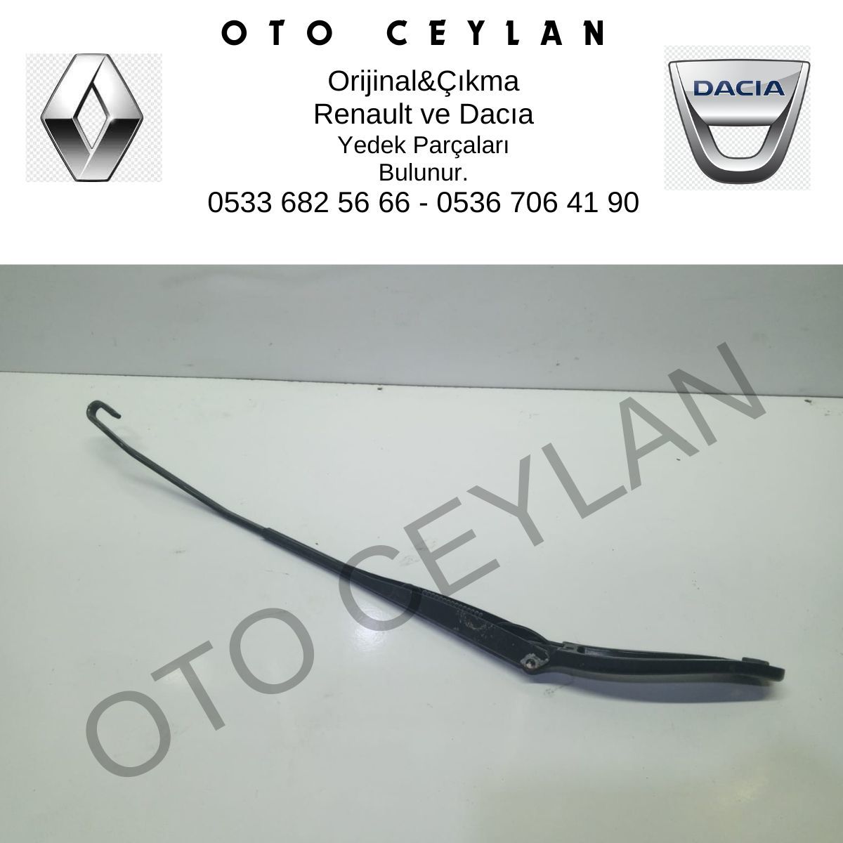7701057363 8200215896 Megane 2 Ön Sol Cam Silecek Kolu