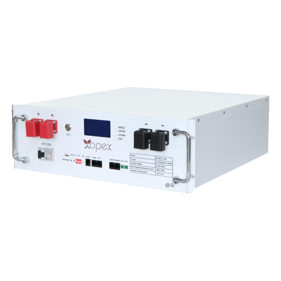 Apex 51.2V 100Ah LiFePO4 Lityum Akü