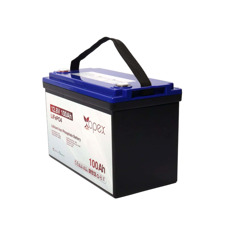 Apex 12.8V 100Ah Lityum (LiFePO4) Batarya