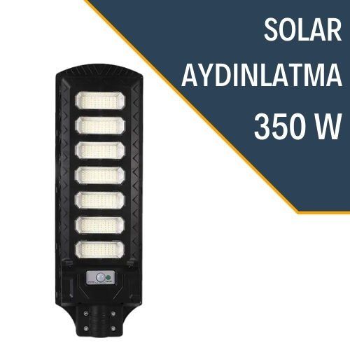Lexron 350Watt Güneş Panelli Solar Aydınlatma