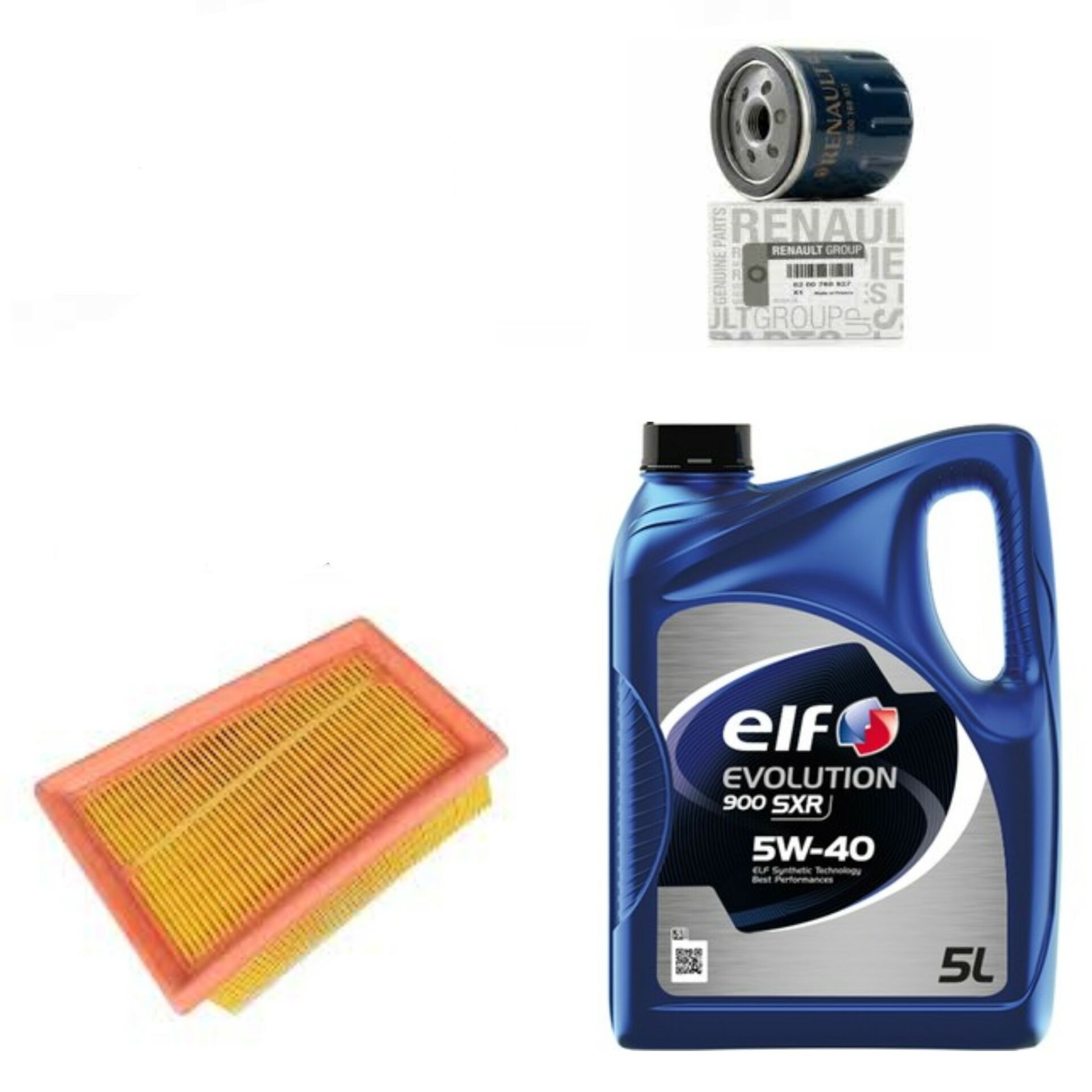 Clio 3-III Modus Yağ Bakım Seti 1.4-1.6 16V K4J-K4M (2003-2012)(Motor Yağı+Yağ +Hava Filtre )