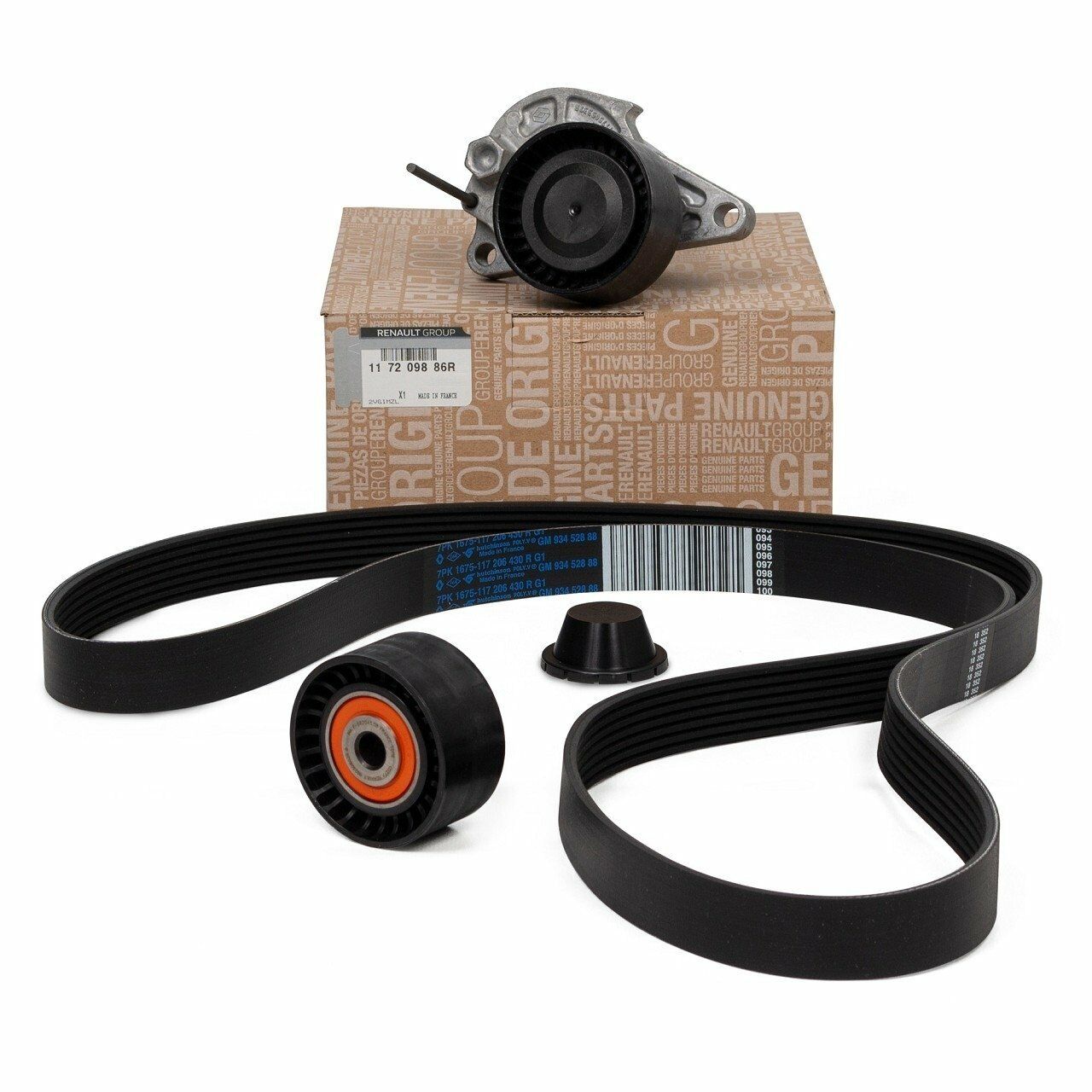 Megane 4-IV Talisman Alternatör V Kayış Seti 1.6 Dci R9M 117209886R -Renault Mais