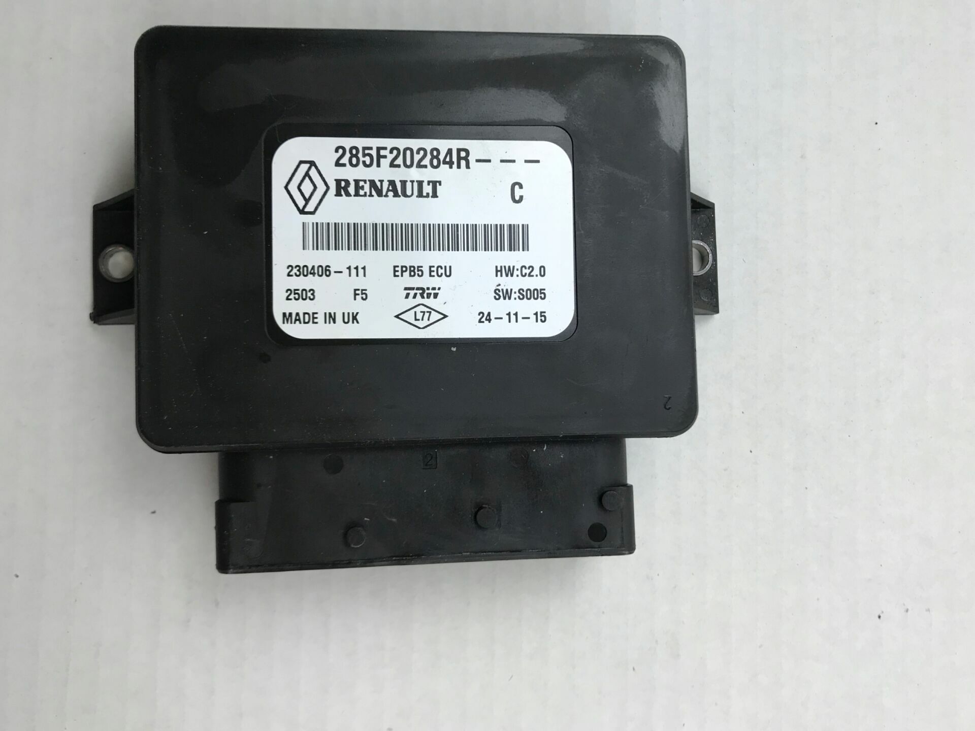 Megane 4-IV Talisman Kadjar Otomatik Park Fren Beyni 285F20284R -Renault Mais