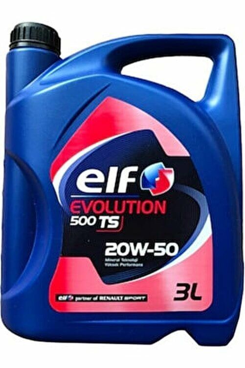 Motor Yağı Elf 20W-50 Evolutıon 500 TS 3 Litre -Elf