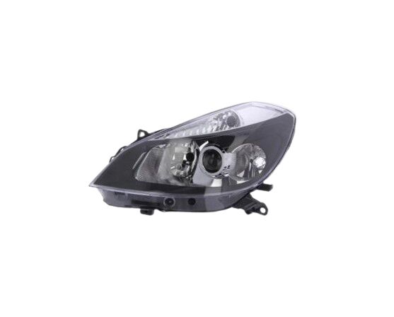 Clio 3-III Sol Ön Far Lambası (Mercekli) Siyah (2004-2008) 260608764R-7701061075 -Renault Mais