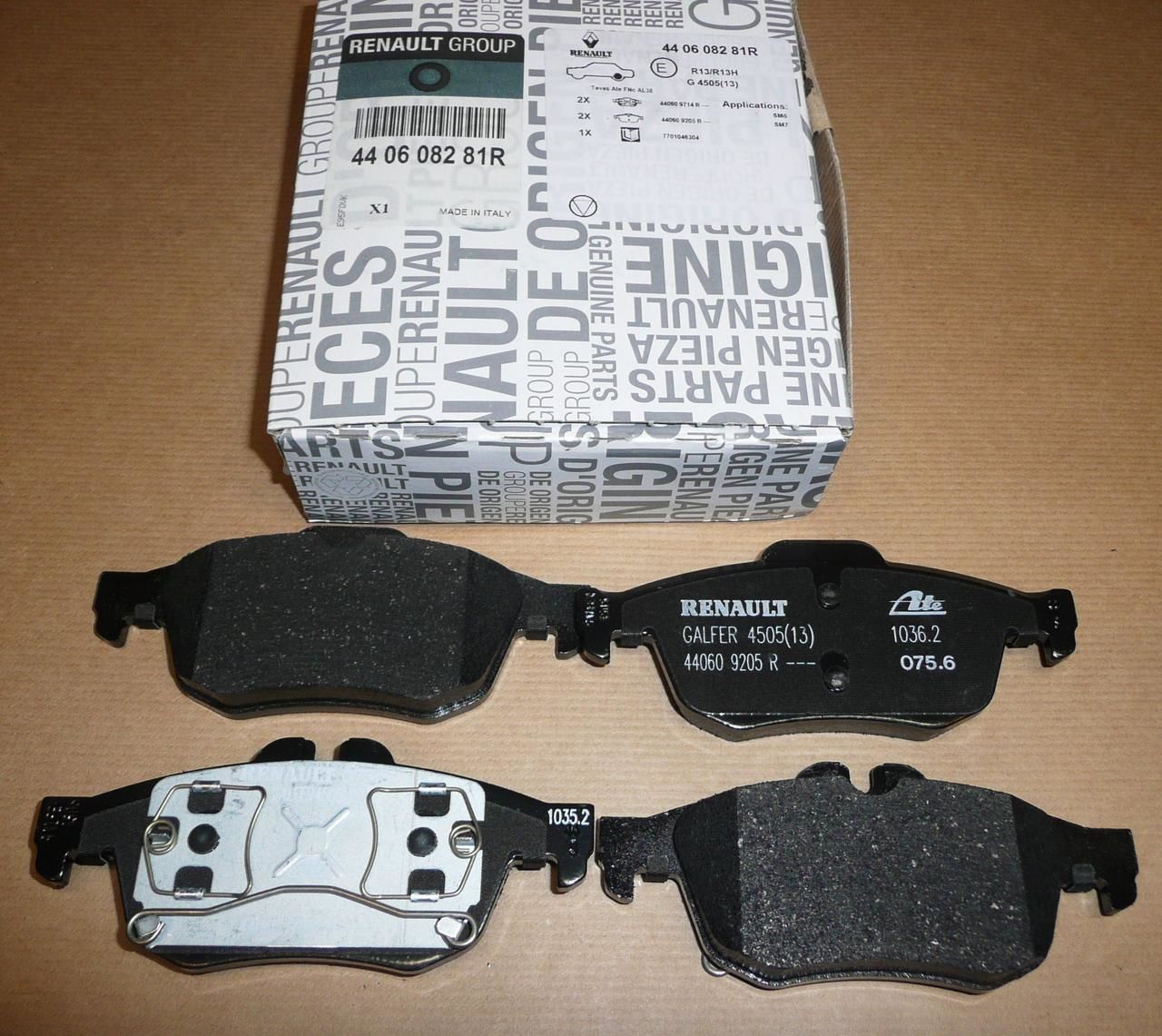 Latitude Arka Balata Takım (2008-2015) 440608281R-440602154R -Renault Mais
