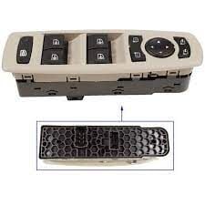 Fluence Ön Sol Cam Açma Düğmesi (Butonu) Bej 254000015R -Mga