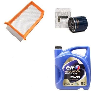 Duster 1-I Yağ Bakım Seti 1.5 Dci K9K (2013-2017)(Motor Yağı +Yağ+ Hava+Filtre)