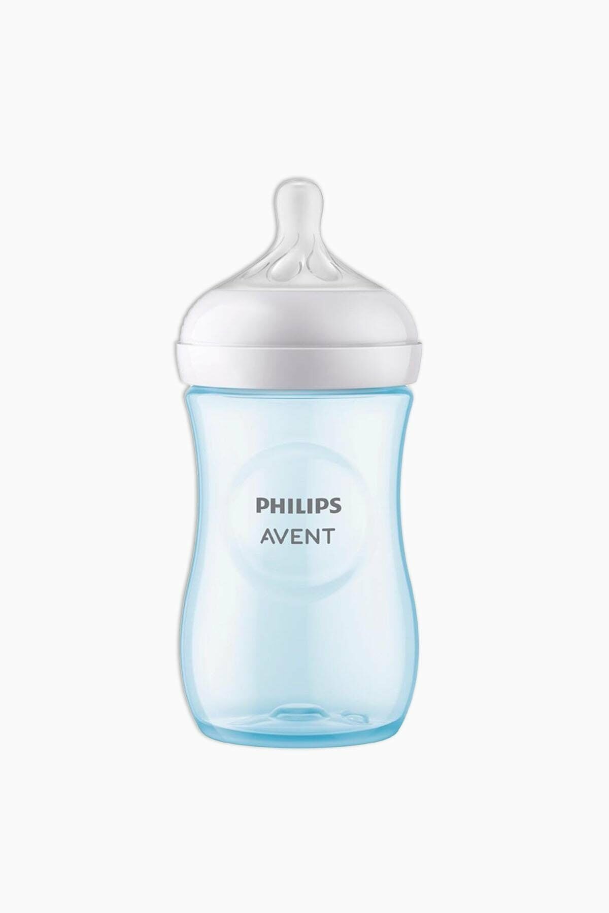 Avent Natural Response Doğal Tepkili PP Mavi Biberon 1+ Ay 260 ml