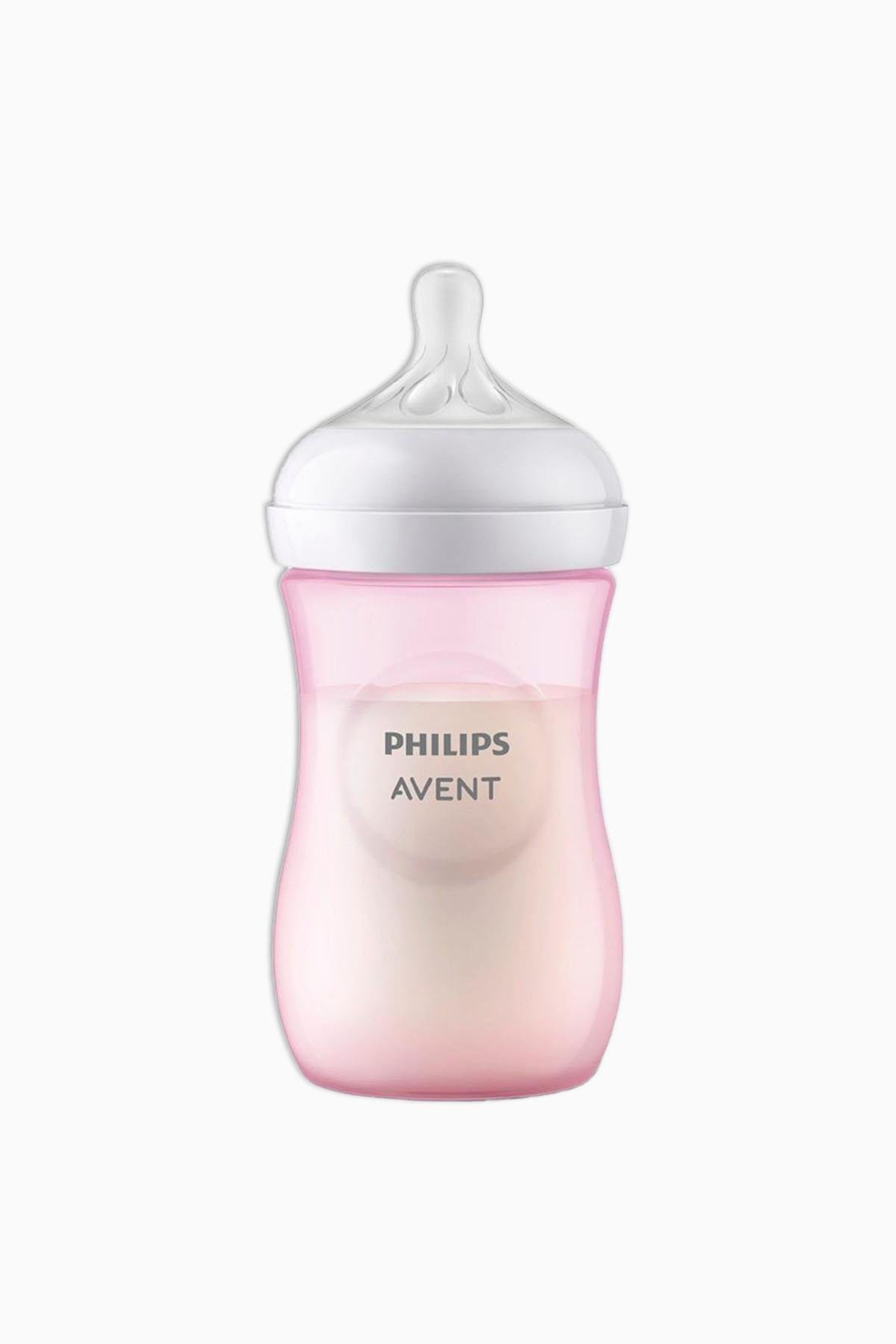 Avent Natural Response Doğal Tepkili PP Pembe Biberon 1+ Ay 260 ml