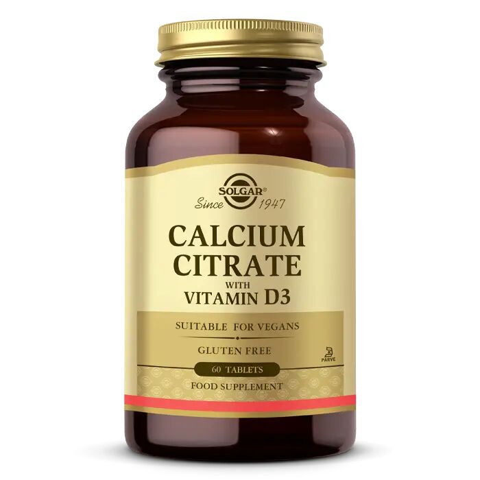 Solgar Calcium Citrate With Vitamin D3 60 Tablet - (SKT: 02/2027)