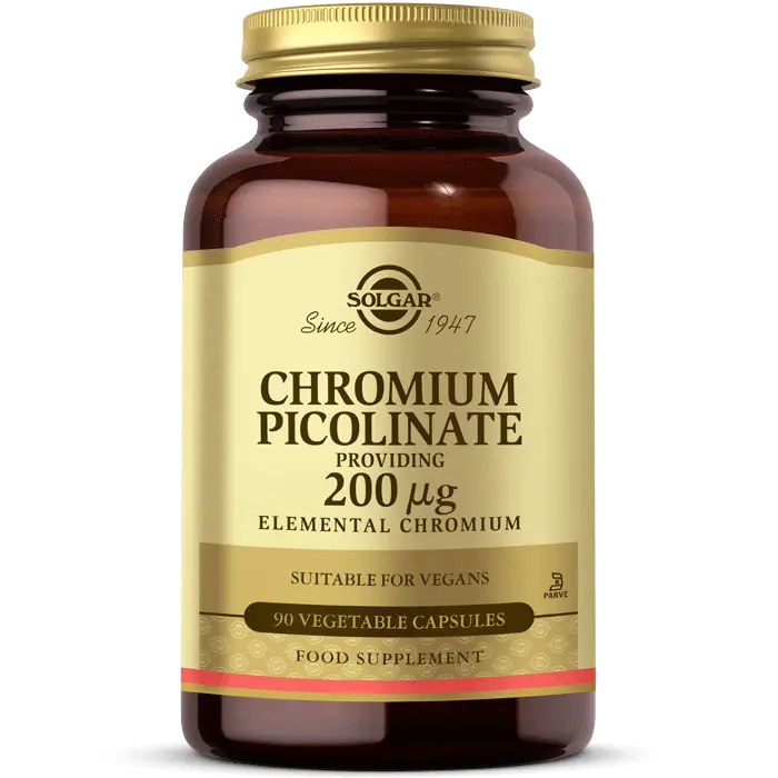 Solgar Chromium Picolinate 200MCG 90 Kapsül - (SKT: 11/2025)