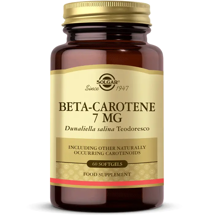 Solgar Beta-Carotene 7MG 60 Kapsül - (SKT: 03/2026)