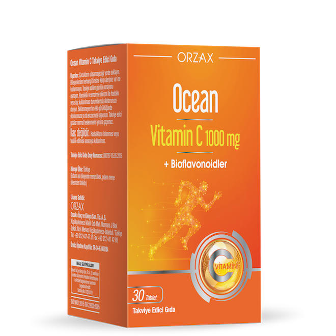 Ocean Vitamin C 1000MG 30 Tablet - (SKT: 11/2027)