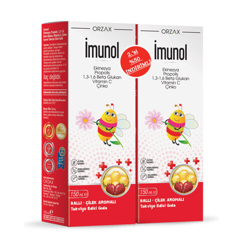 Imunol Şurup 150ml 2.si %50 İndirimli Paket - (SKT: 07/2025)