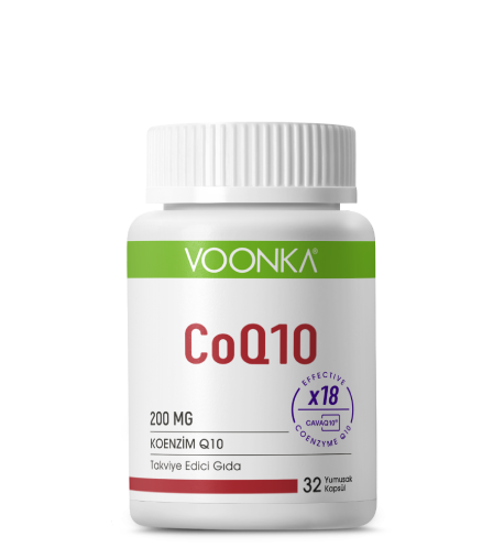Voonka Co-Q10 200 mg 32 Yumuşak Kapsül - (SKT:05/2026)