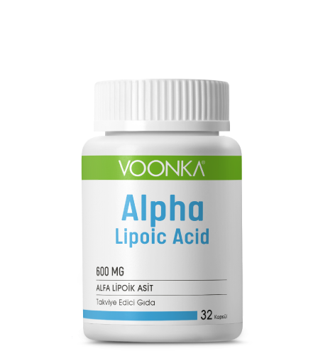 Voonka Alpha Lipoic Acid 600 mg 32 Kapsül - (SKT:01/2026)