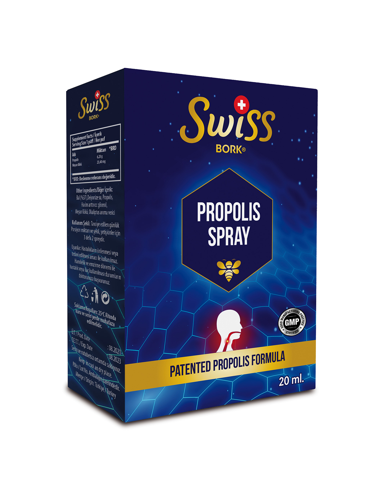 Swiss Bork Propolis Sprey 20 ml - (SKT: 09/2025)