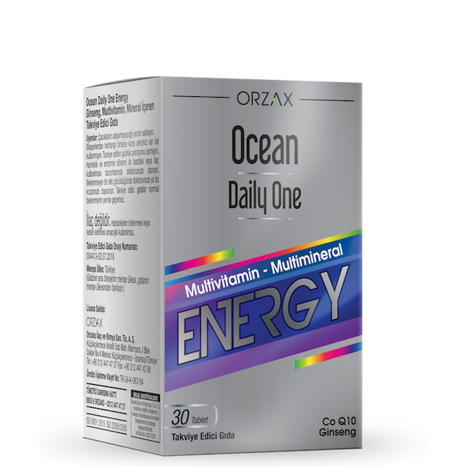 Ocean Daily One Energy 30 Kapsül - (SKT: 04/2027)