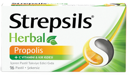 Strepsils Herbal Propolis 16 Pastil - (SKT:12/2025)