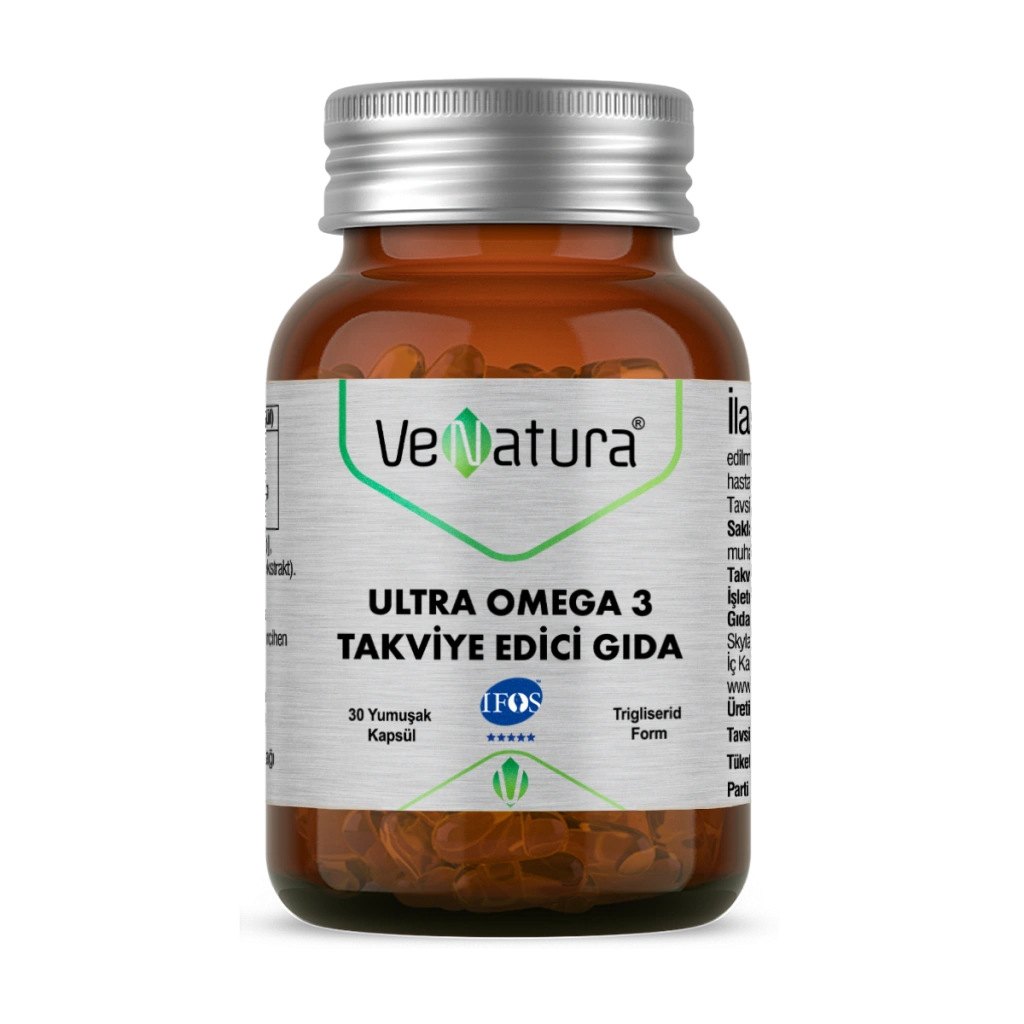 Venatura Ultra Omega 3 60 Kapsül - (SKT: 10/2026)