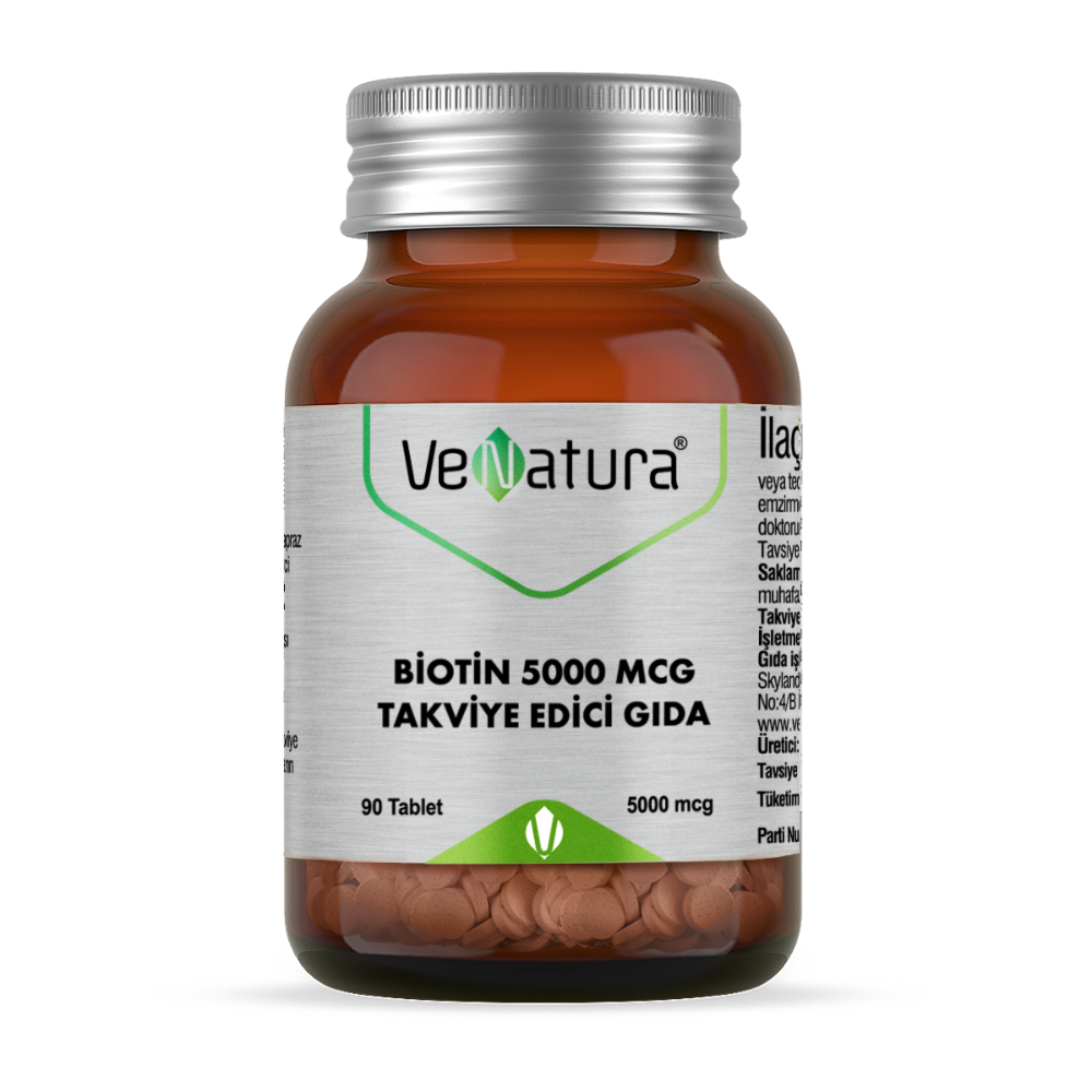 Venatura Biotin 5000 mcg 90 Tablet - (SKT: 10/2027)