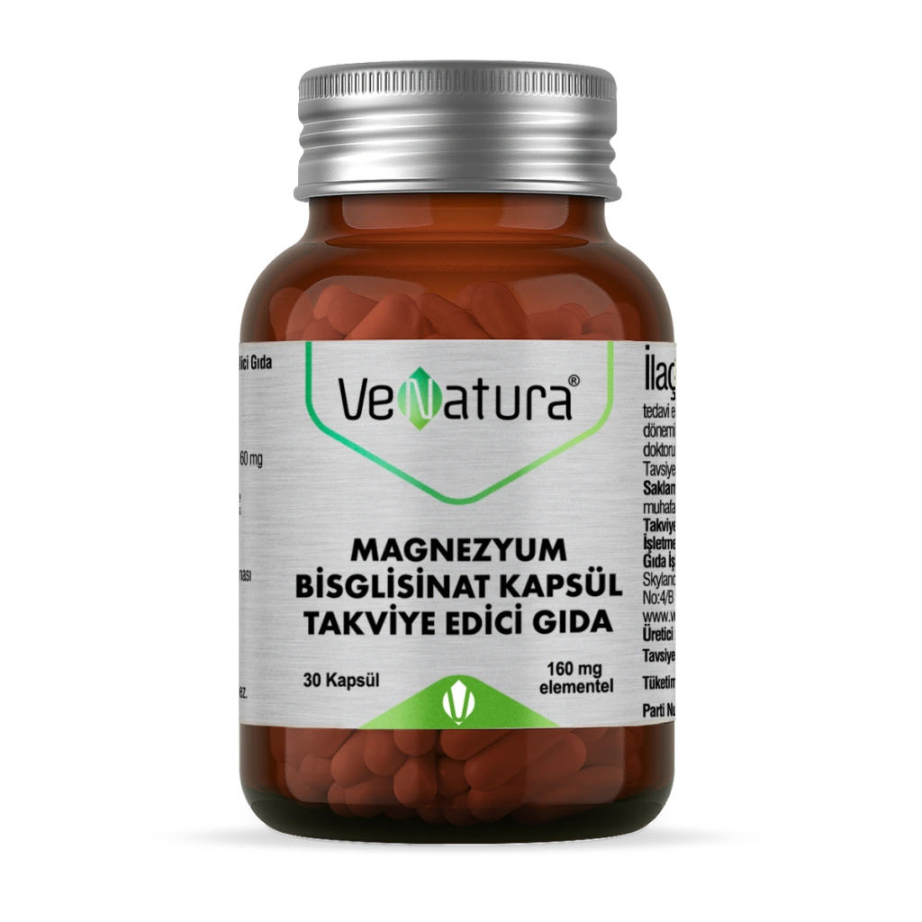 Venatura Magnezyum Bisglisinat 30 Kapsül - (SKT: 07/2027)