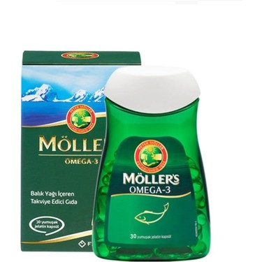 Möller's Omega-3 30 Kapsül - (SKT: 11/2025)