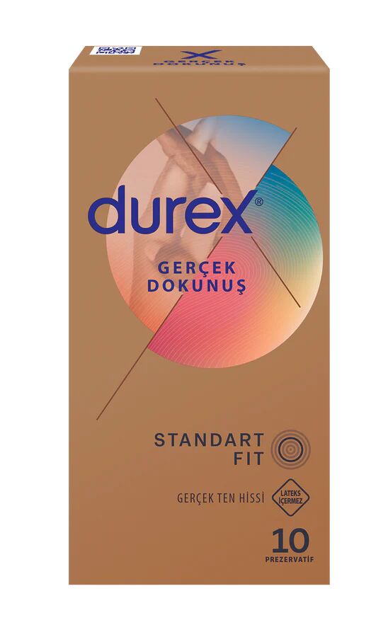 Durex Gerçek Dokunuş Gerçek Ten Hissi Prezervatif 10'lu - (SKT: 09/2027)