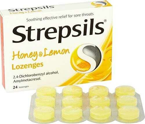 (SADECE ECZANE PAZARYERİ) Strepsils Bal & Limon 24 Pastil - (SKT:09/2026) ( SADECE ECZANE PAZARYERİ)
