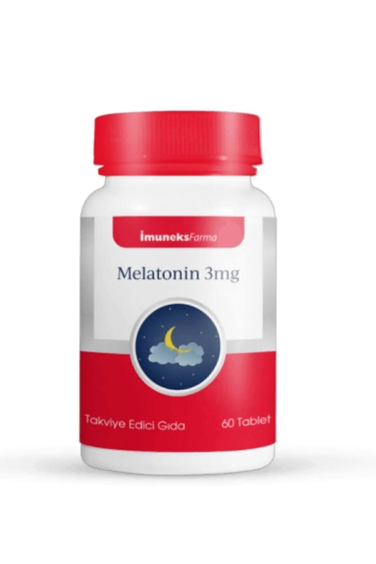 İmuneks Farma Melatonin 3 mg 60 Tablet - (SKT: 08/2025)