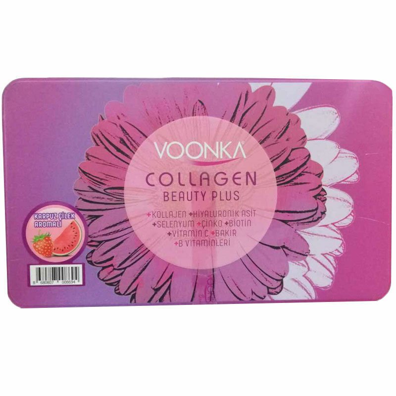 Voonka Collagen Beauty Plus Karpuz & Çilek Aromalı 30 Saşe - (SKT: 01/2026)
