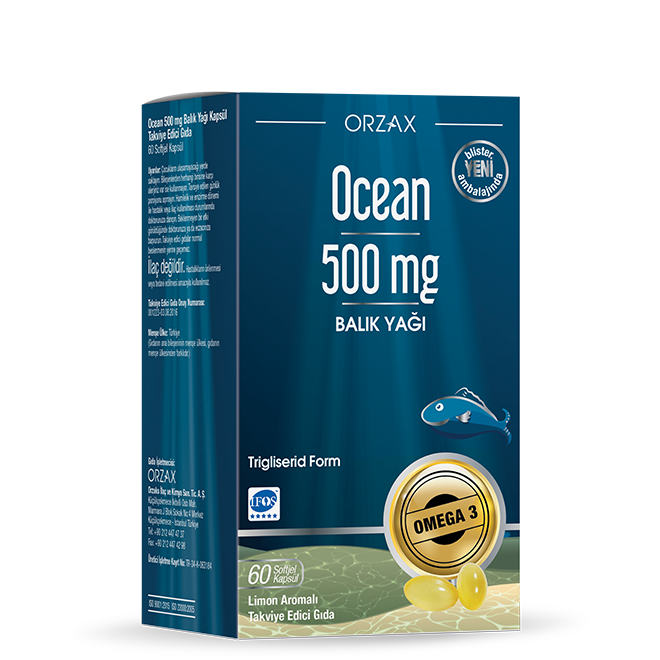 Ocean 500MG 60 капсул - (Срок годности: 10/2027)