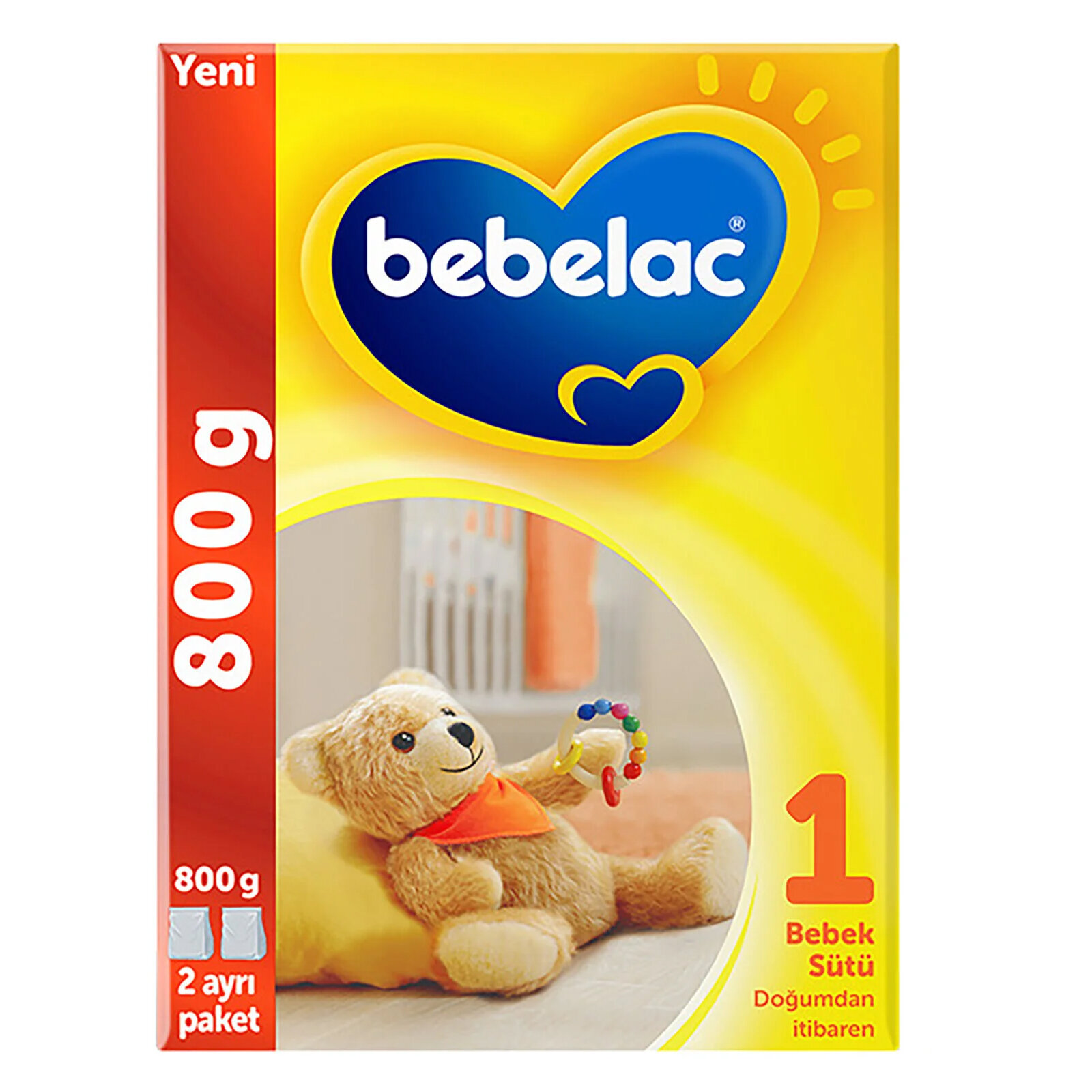 Bebelac 1 Bebek Sütü 0-6 Ay 800 gr - (SKT:08/2025)