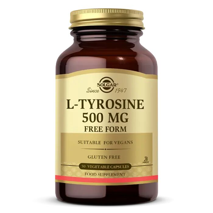Solgar L-Tyrosine 500MG 50 Kapsül - (SKT: 11/2027)