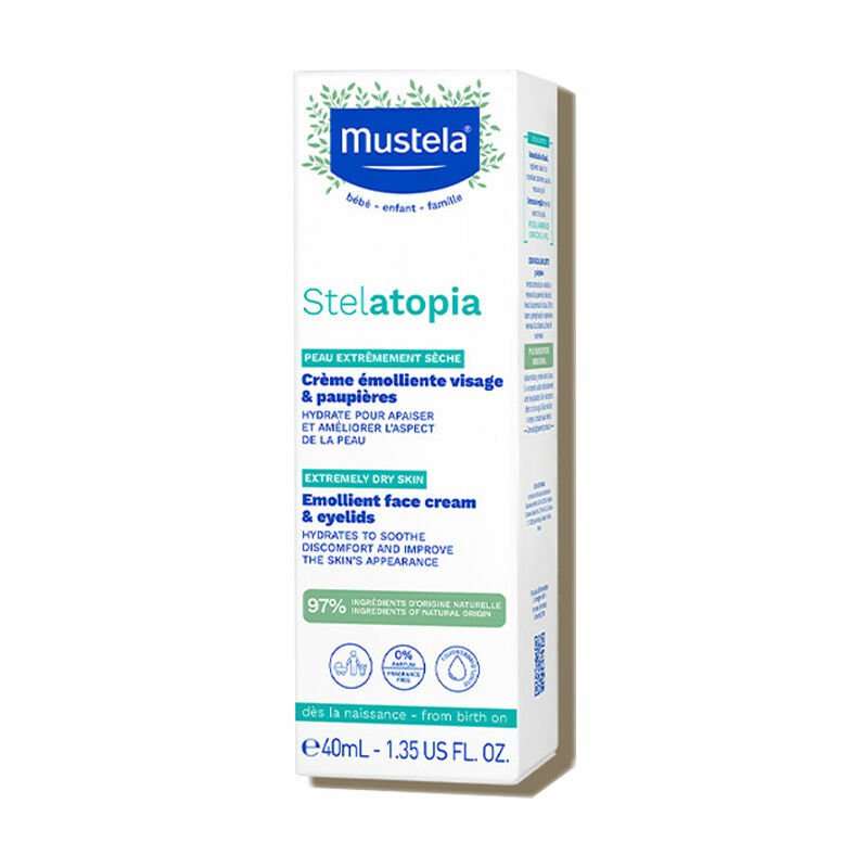 Mustela Stelatopia Çok Kuru Çiltler İçin Yüz Kremi 40 ml- (SKT: 10/2025)