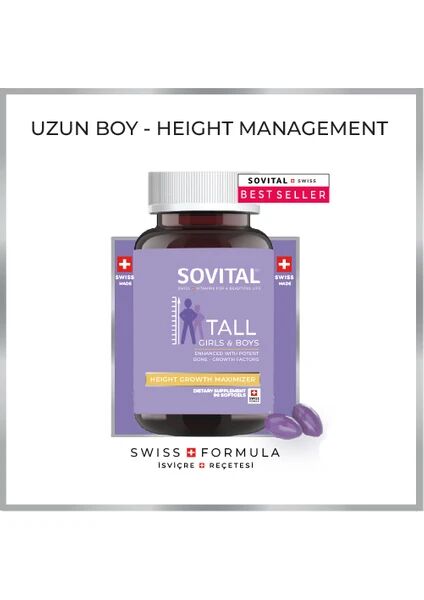 Sovital Tall / Uzun Boy Vitamini - (SKT: 02/2028)