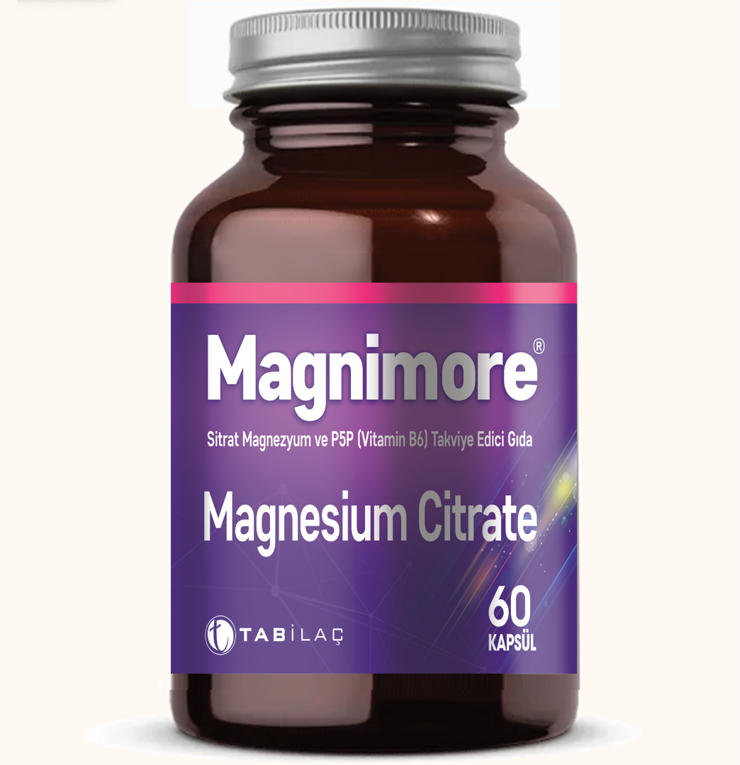 Magnimore Magnezyum Sitrat 60 Kapsül - (SKT:07/2025)
