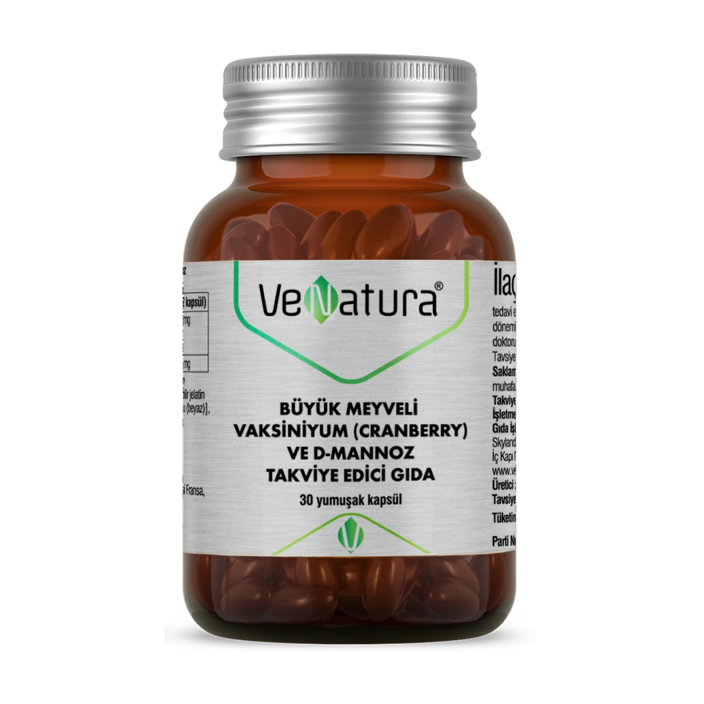 Venatura Cranberry & D-Mannoz 30 Kapsül - (SKT: 12/2027)