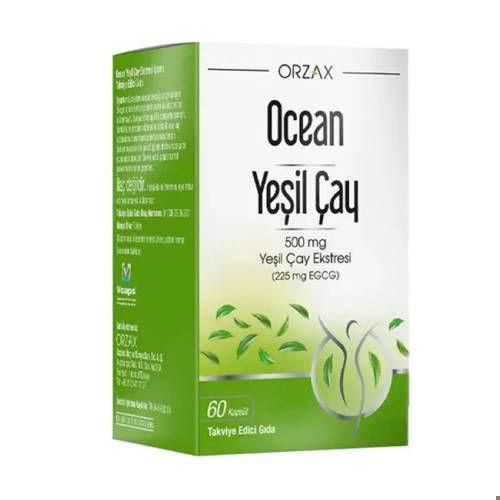 Ocean Yeşil Çay Ekstresi 60 Kapsül - (SKT: 05/2025)