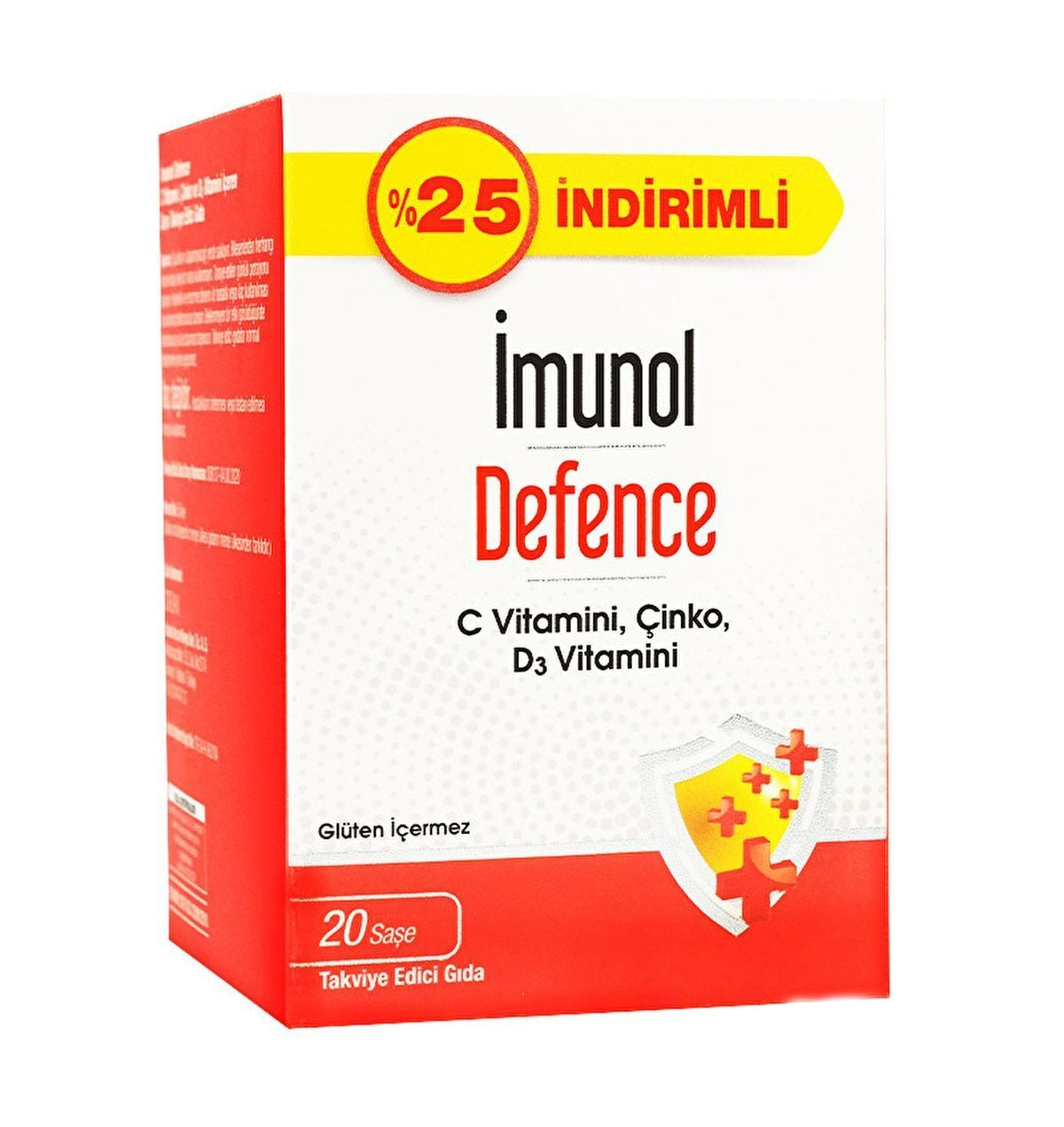 İmunol Defence Takviye Edici Gıda 20 Saşe - %25 İndirimli - (SKT: 06/2025)