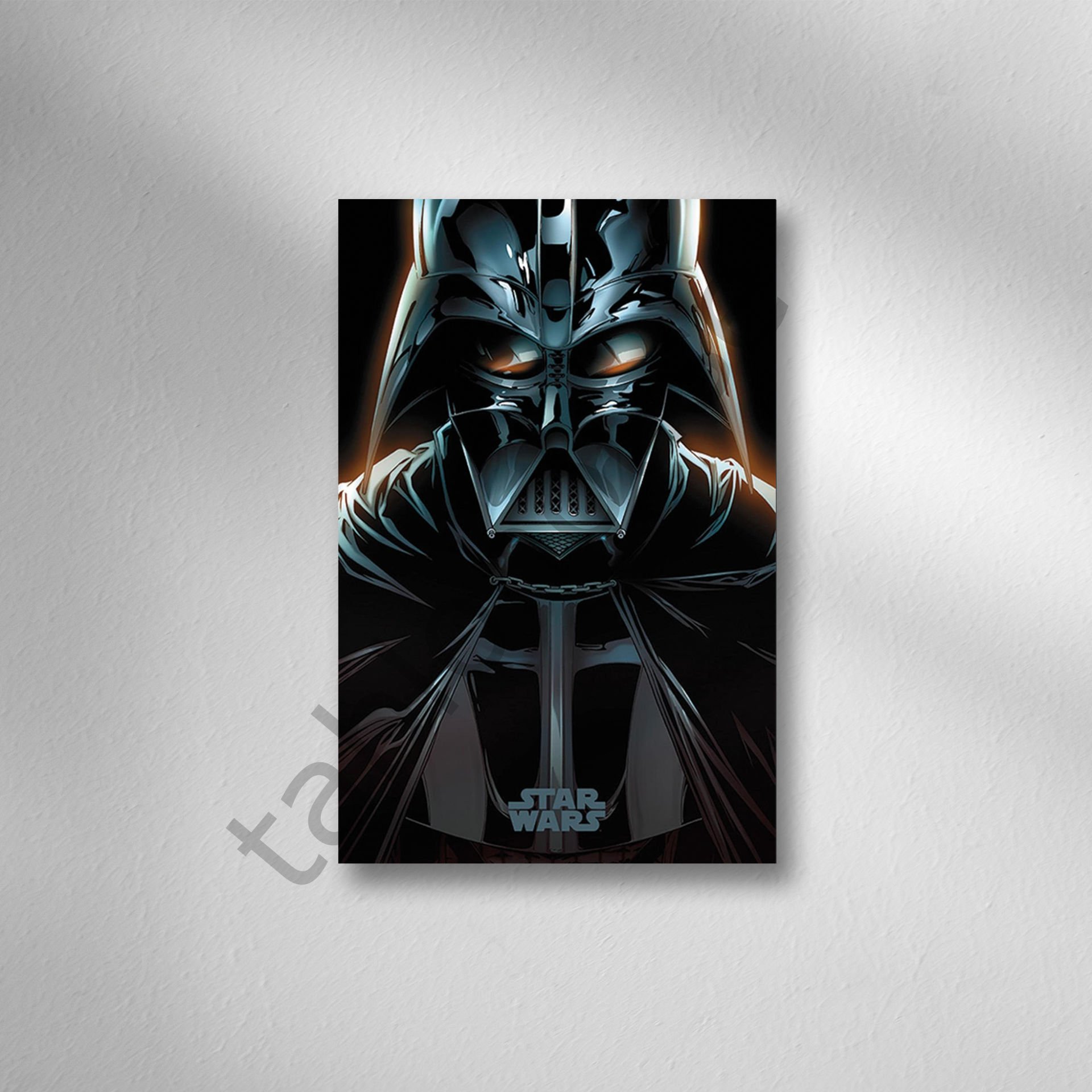 Star Wars Retro Ahşap Poster