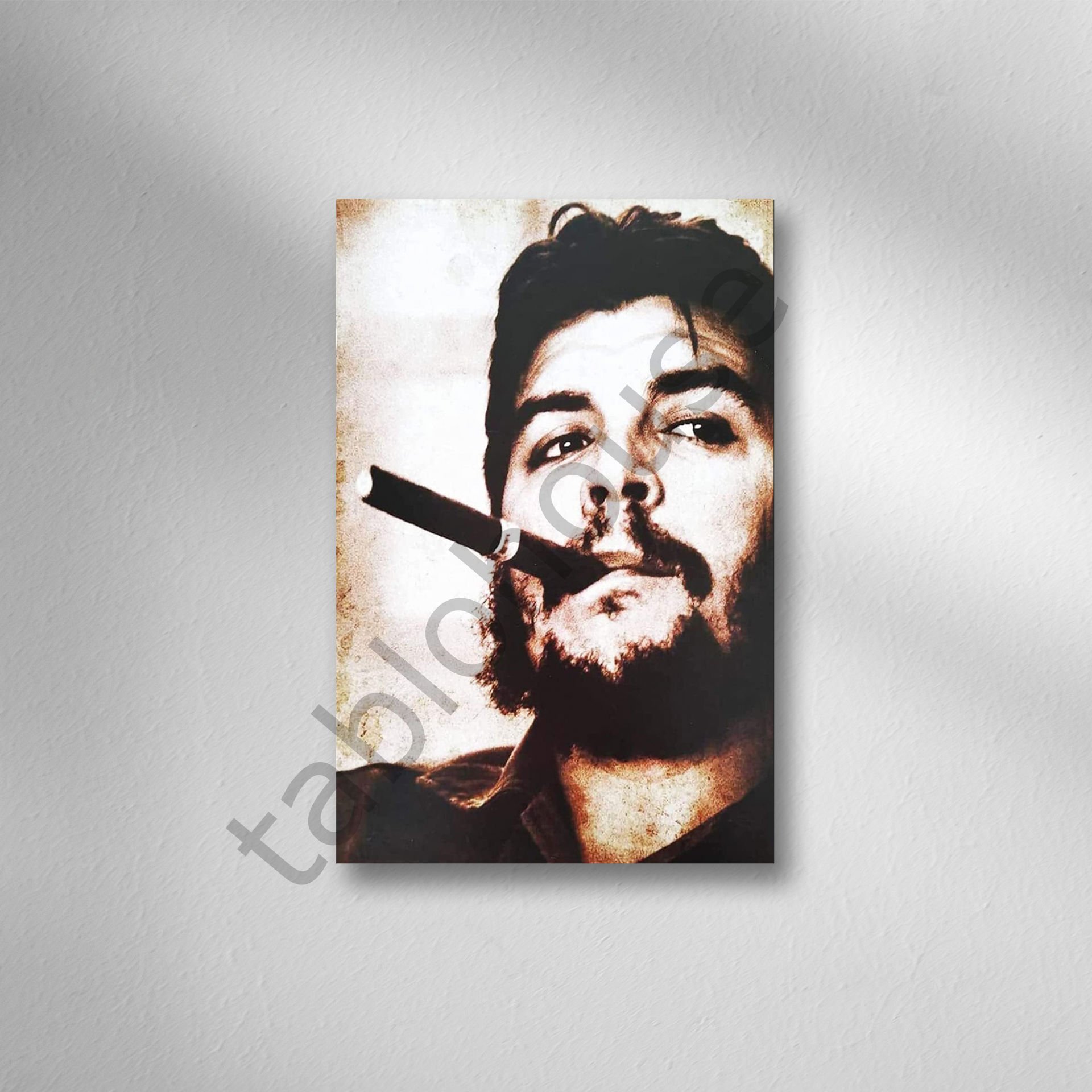 Che Guevara Retro Ahşap Poster