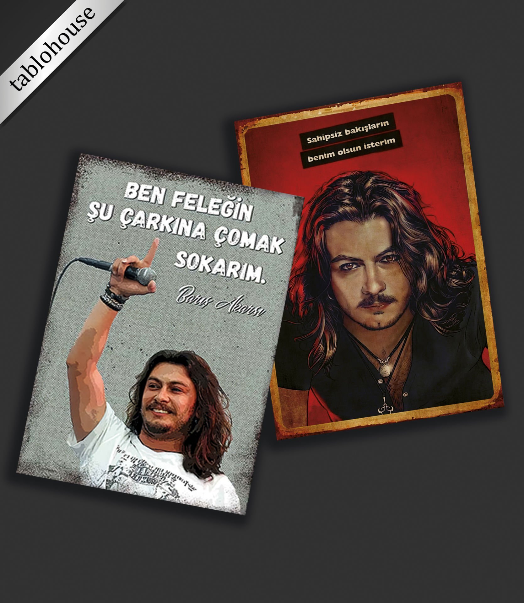 Barış Akarsu Ahşap Poster