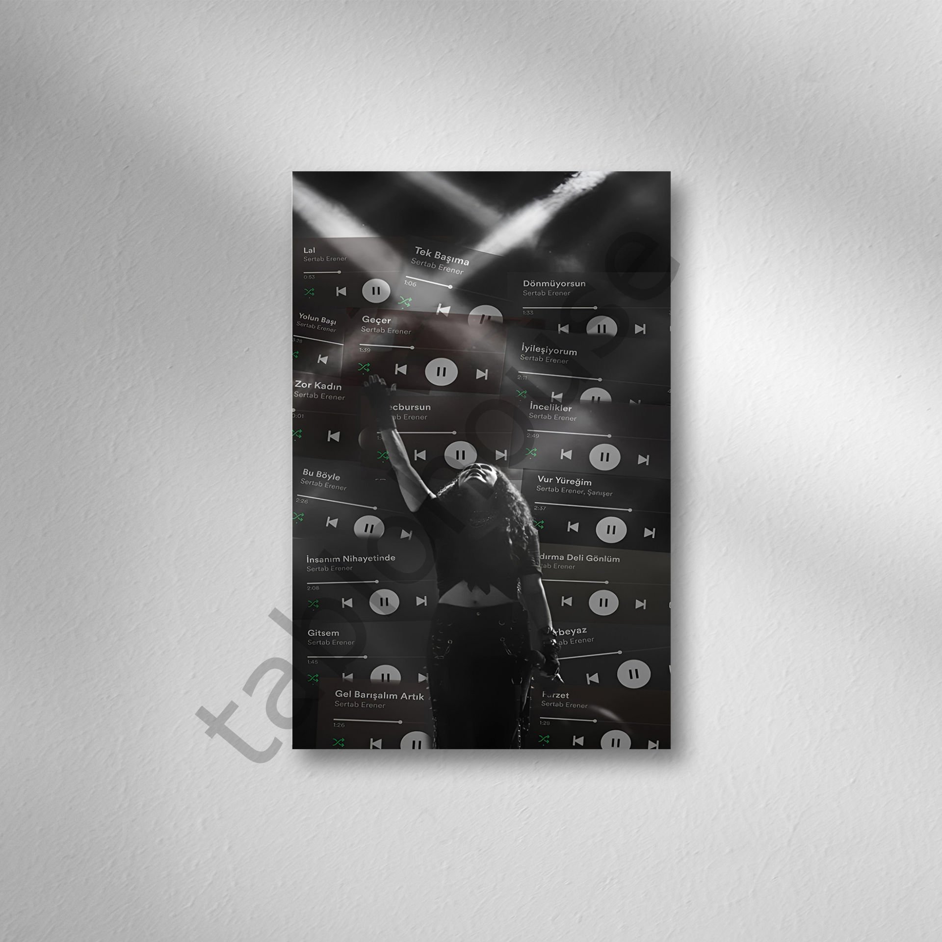 Retro Ahşap Poster