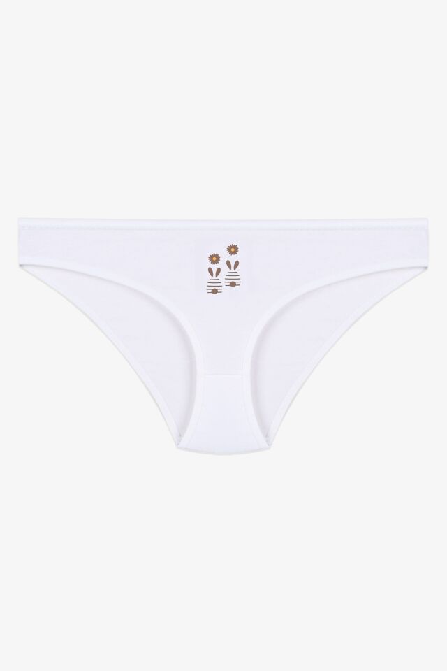 Çocuk 6'lı Desenli Pamuklu Likralı Külot Çok Renkli - 9-11 Yaş