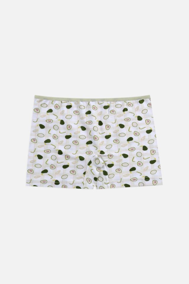 Kız Çocuk 3'lü Avokado Desenli Boxer 1052-19 - 9-11 Yaş